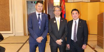 Япон Улсын Элчин Сайдын Яамнаас зохион байгуулсан хүндэтгэлийн хүлээн авалтанд оролцлоо.